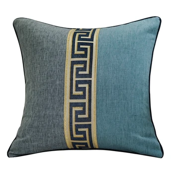 

Patchwork Vintage Lace Cotton Linen Cushion Sofas Chair Lumbar Pillow Classic Backrest Home Decor Cushions Ethnic