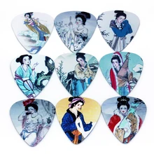 Zonael 10pcs 0.71mm Bass Guitar Picks Stainless Steel Acoustic Electric Guitarra Plectrums Custom Musical instrument Strings