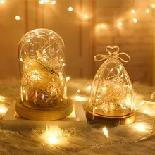 Wholesale 2M 3M 5M 10M LED Silver wire 3AA Battery Operated LED Fairy String Light for Christmas Holiday Wedding Party lights