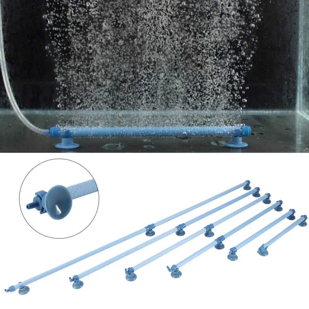 

7/10/14/18/23/28 inch Fish Aquarium Air Stone Wall Tube Oxygen Pump Bubble Aeration Diffuser Hydroponic Oxygen Accessory