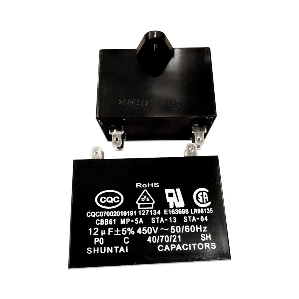 5 x Rectangle Shaped Celling Fan AC450V Motor Run Capacitor 6uF CBB61