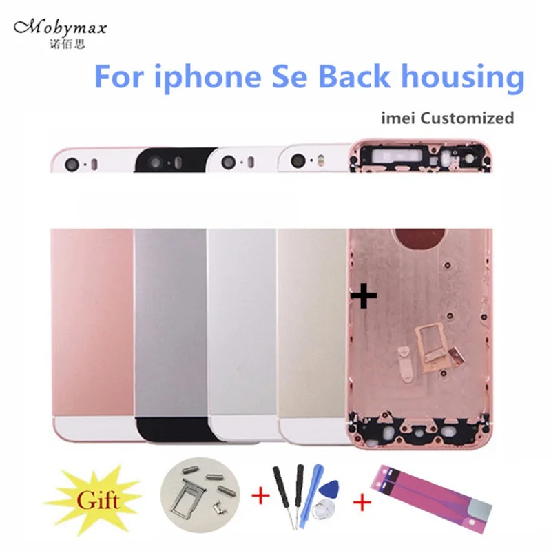 Chassis Back Housing Fundas for iPhone SE A1723 A1662Battery Cover