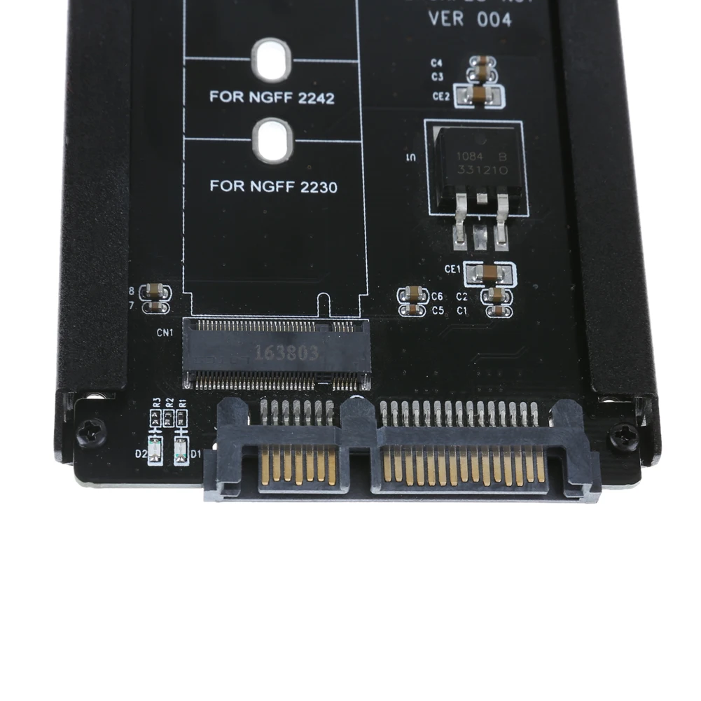 BTBcoin добавить на карту черный металлический корпус B + M ключ M.2 NGFF SSD на 2,5 SATA 3 6 ГБ/сек. адаптера с корпус гнездо M2 адаптер NGFF