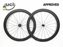 Tubeless Farsports FSC50-CM-23 ED hub 50mm 23mm China hand build light weight carbon wheel, 23mm width carbon tubeless rim wheel