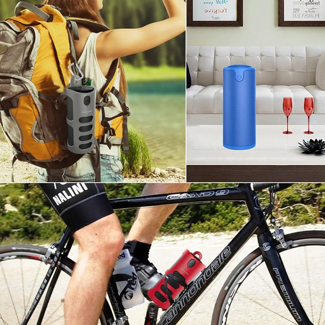 

Portable Wireless Bluetooth Super Bass Stereo Speaker TF AUX Power Bank