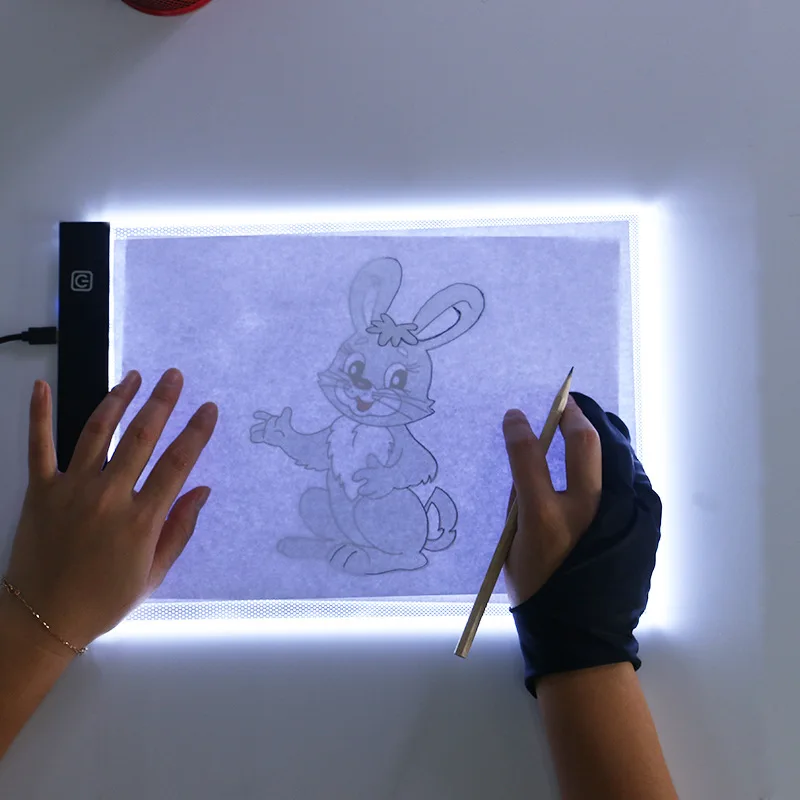 Написания картины световой короб отслеживание колодки цифровой планшет для рисования 13,15x9,13 inch A4 светодиодный графиком Фотофон из тонкой художественной Трафаретный Рисунок