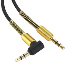 Aux Cable 3.5mm Jack Male to Male Audio Extension Cable Stereo Audio Cables Cord with Spring Protector for Car Headphone Speaker Aux Cable 3.5mm Jack Male to Male Audio Extension Cable Stereo Audio Cables Cord with Spring Protector for Car Headphone Speaker