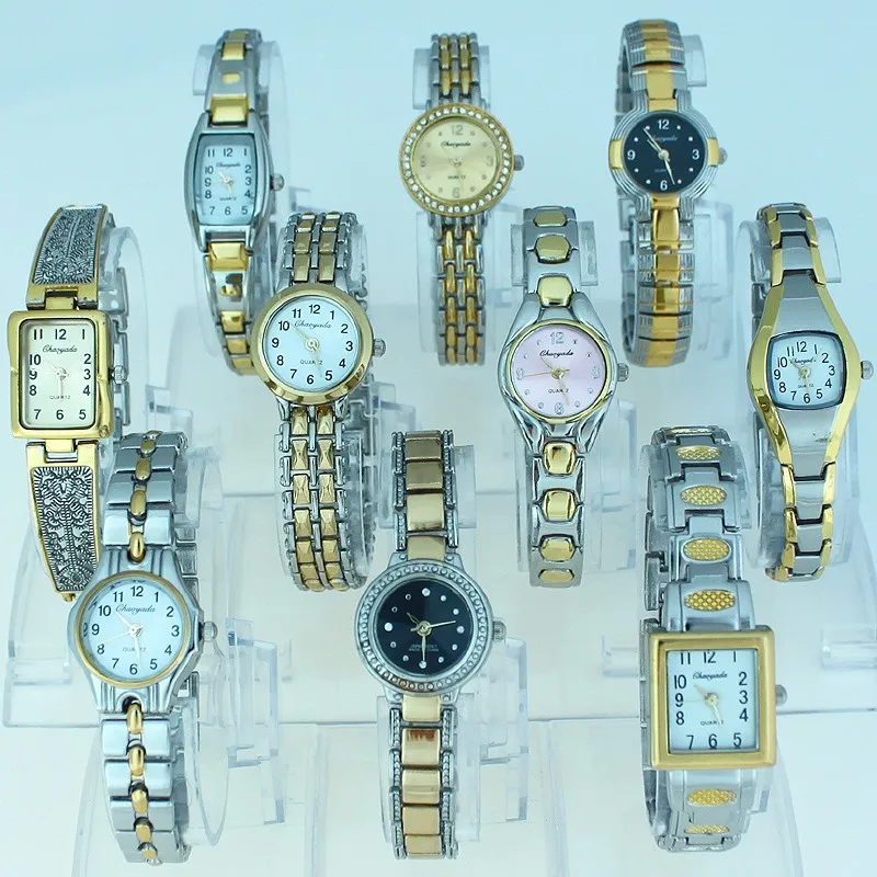 10 шт Смешанная партия Роскошная марка, женская часы женские наручные часы Волшебные женские часы браслет женские наручные часы женские JBT1
