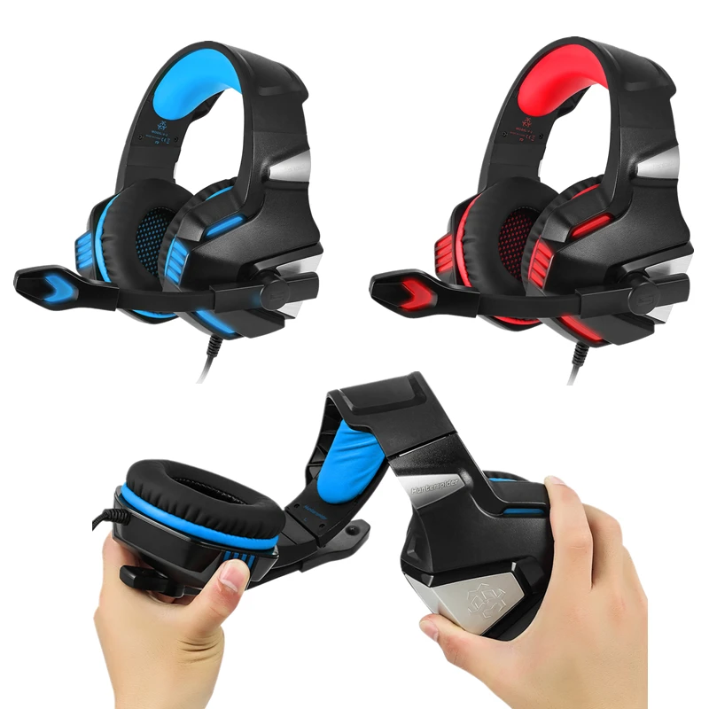 Hunterspider V3 Gaming Headset Wired Earphone Gamer
