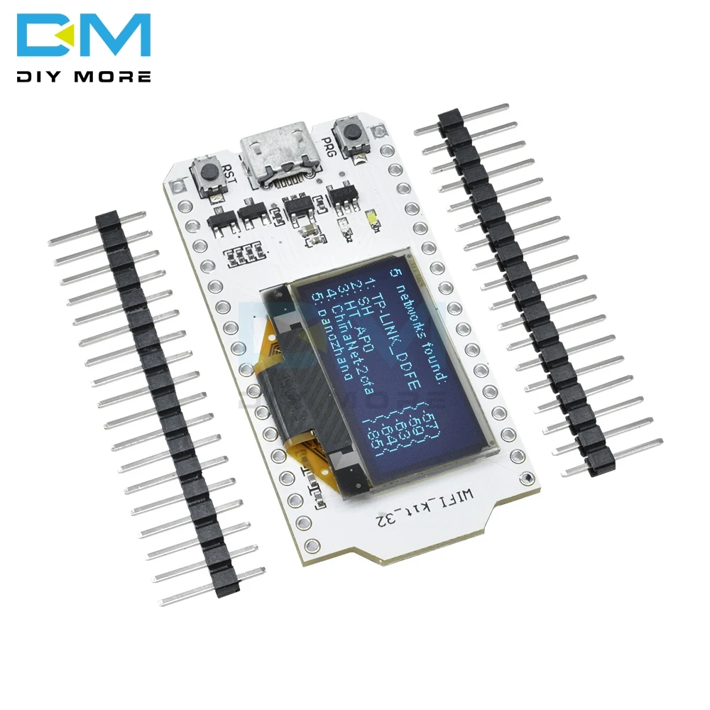 CP2102 ESP32 0,96 дюймовый 0,9" синий OLED цифровой дисплей Bluetooth wifi беспроводной 32 модуль Интернет-макетная плата для Arduino