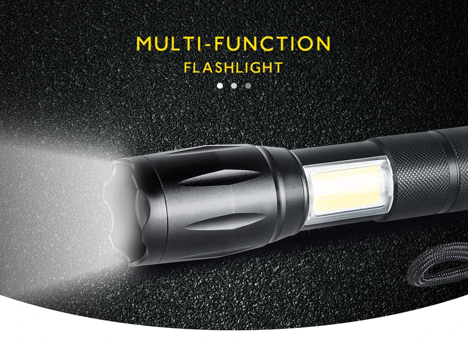 T6 3800LM Zoomable LED Flashlight Waterproof Hunting Lanterna  (1)
