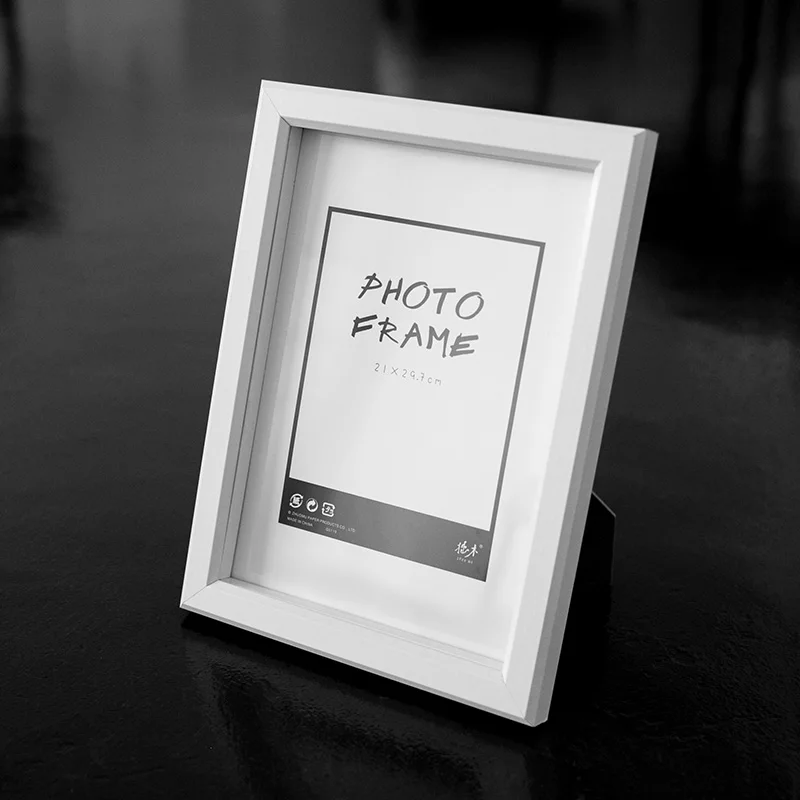 Free Shipment A4 photo frames White European style fit for paper