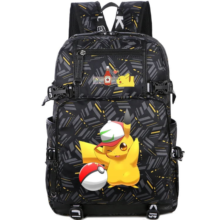 Рюкзак Pokemon для женщин с героями мультфильмов Пикачу компьютера путешествий