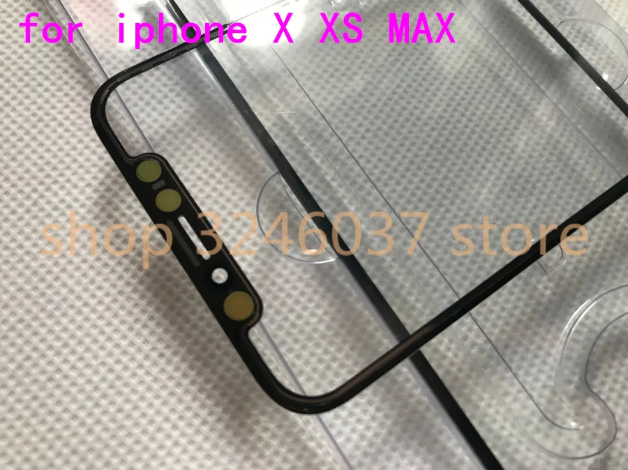 

1Pcs Original NEW ios 12.1.1 For Apple iPhone X XS Touch Screen Digitizer 5.8" Front Glass Lens Outer Panel Flex Cable
