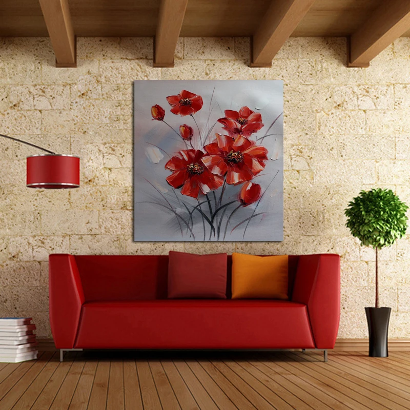 new decorative oil paintings wall picture new simple red flowers art modern abstract home decor best quality for home decor in painting calligraphy from - Home Decor Paintings new decorative oil paintings wall picture new simple red flowers art modern abstract home decor best quality for home decor in painting calligraphy from - Home Decor Paintings