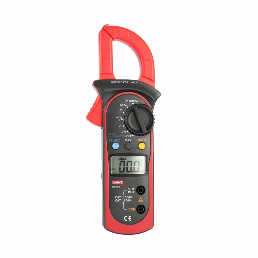 

Digital Clamp Meters UNIT DC/AC Volt Amp Ohm Diode Mini Multimeter Ammeter Multitester Current Voltage Resistance Tester Probe