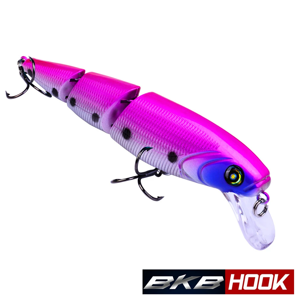  Multi Section Hard Fishing Lure 11.3cm 15g 3D Eyes 1PCS Crankbaits Swim bait Minnow Fake Artificial