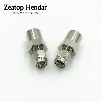 

50Pcs Brass SMA Male to FME Male Jack RF Connector Straight Wire SMA-J to FME-J Connector Mini Jack