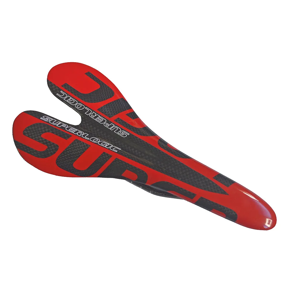 carbon saddle bow road bike mountain Road Bicycle Saddle Multicolor red