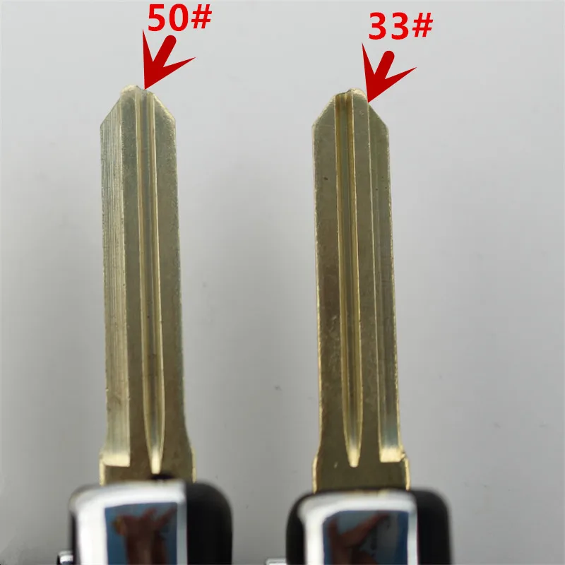 FLYBETTTER OEM 10 шт./лот 2 кнопки модифицированный раскладной чехол для ключей с