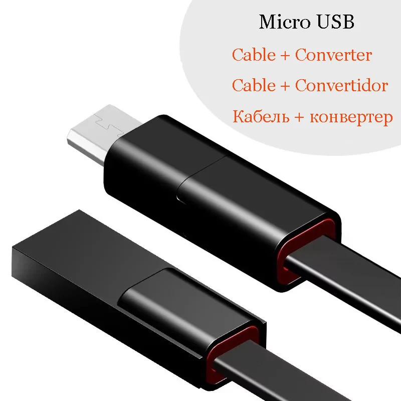 Повторно использованный USB кабель регенерации Micro USB кабель Ремонтопригодный USB Type C кабель быстрое зарядное устройство для iPhone кабель Max redmi note 7 mi9 mi 9 - Цвет: black Micro USB