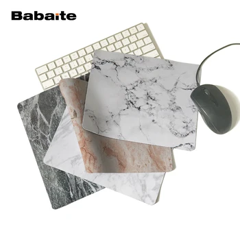 

Babaite White Marble 2017 New Arrival 180X220X2MM 250X290X2MM Silicon Mat Gaming Mouse pad