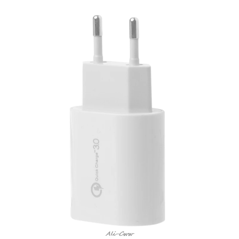 Универсальный 5 в 9 в 12 Quick Charge QC 3,0 USB Быстродействующее зарядное устройство адаптер ЕС Plug