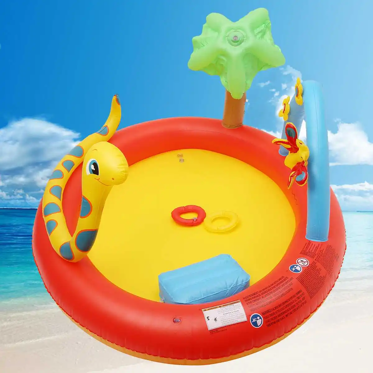 

PVC Inflatable Swimming Pool Children Kids Outdoor Safe Water Play Baby Infant Inflatable Cute Animal Bath Pool Toddler Game Toy
