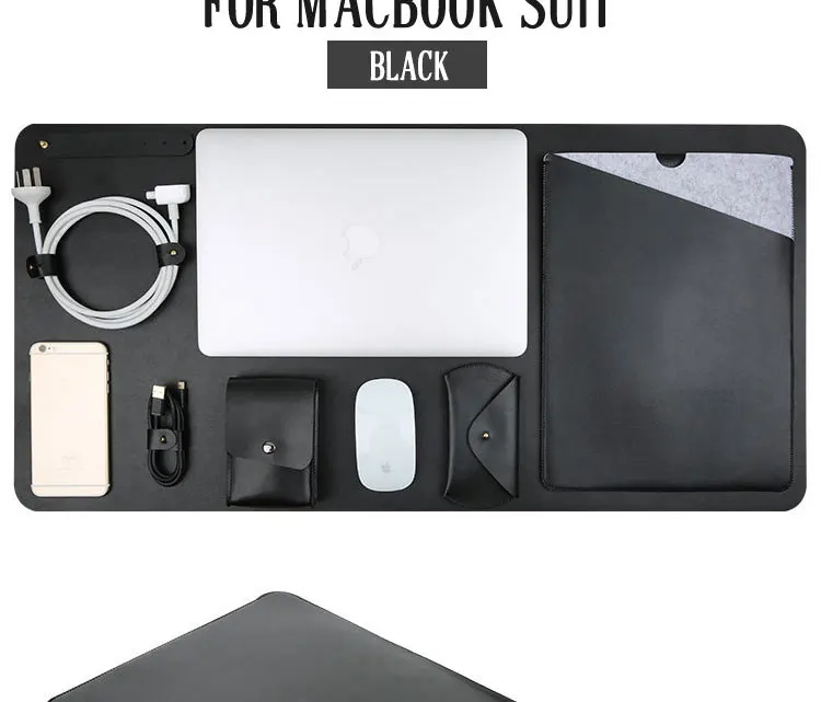 5 в 1 многофункциональная сумка для ноутбука, чехол для MacBook Air 11,6 13,3 Pro 13,3 retina 15,4, чехлы для мыши, сумка для мыши, коврик для мыши