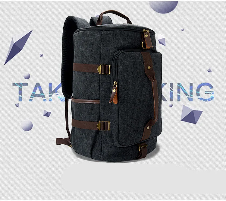 Брендовая Вместительная дорожная сумка новая сумка в виде цилиндра многофункциональные Горные Сумки мужской модный рюкзак Bolsas дорожная сумка Q-127