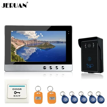 

JERUAN New 10" TFT Door Monitor Video Intercom Home Door Phone intercom System Supported Waterproof Rain Cover tamper alarm