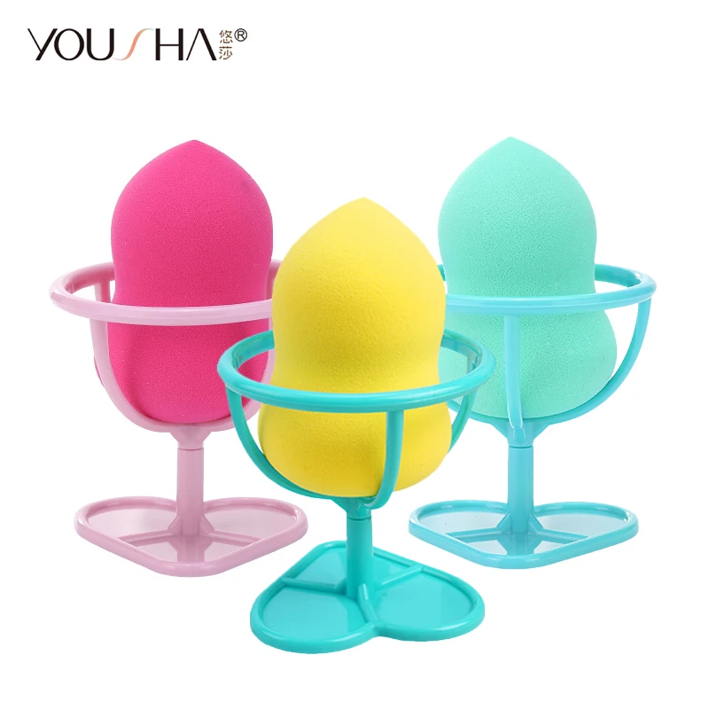 

YOUSHA Makeup Sponge Puff Holder Gourd Cosmetic Puff for Powder Foundation Sponge Stand bracket Grow Bigger in Water