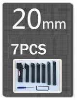 8 мм 10 мм 7 шт./компл. токарный станок для резки набор инструментов со вставками для станка с ЧПУ с тонированным покрытием, набор резец токарного станка