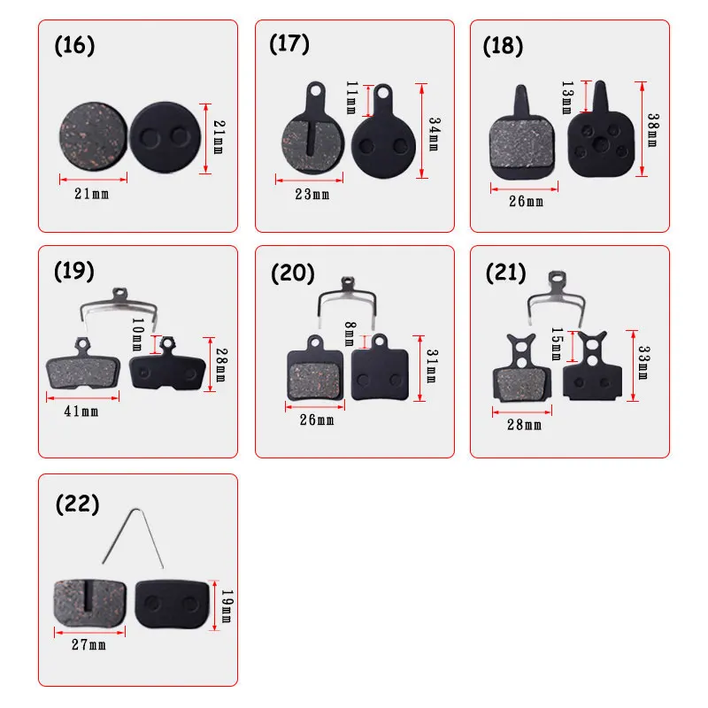 Горный велосипед дисковые тормоза безасбестовые велосипед тормозные колодки Велоспорт Аксессуары