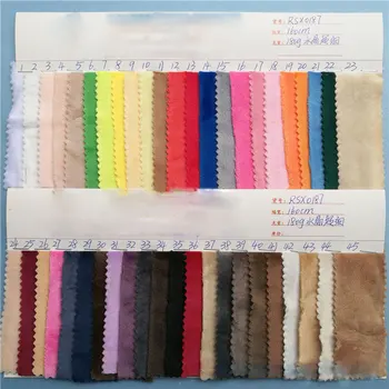 

45 color spot crystal super soft quality beibei cashmere crystal cashmere single-sided plain elastic toy flannel