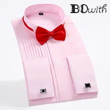 Для мужчин розовые хлопковые футболки с длинными рукавами Slim Fit мужской социальной платье в деловом стиле рабочая рубашка мужские деловые рубашки Формальные 4XL