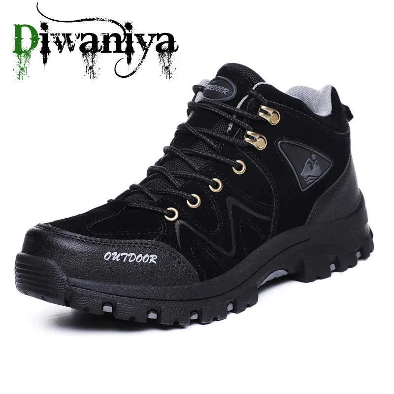 

2019 New Arrive Outdoor Mountain Desert Climbing shoes Men Women Ankle Hiking Boots, Plus Size Fashion Classic Trekking Footwear