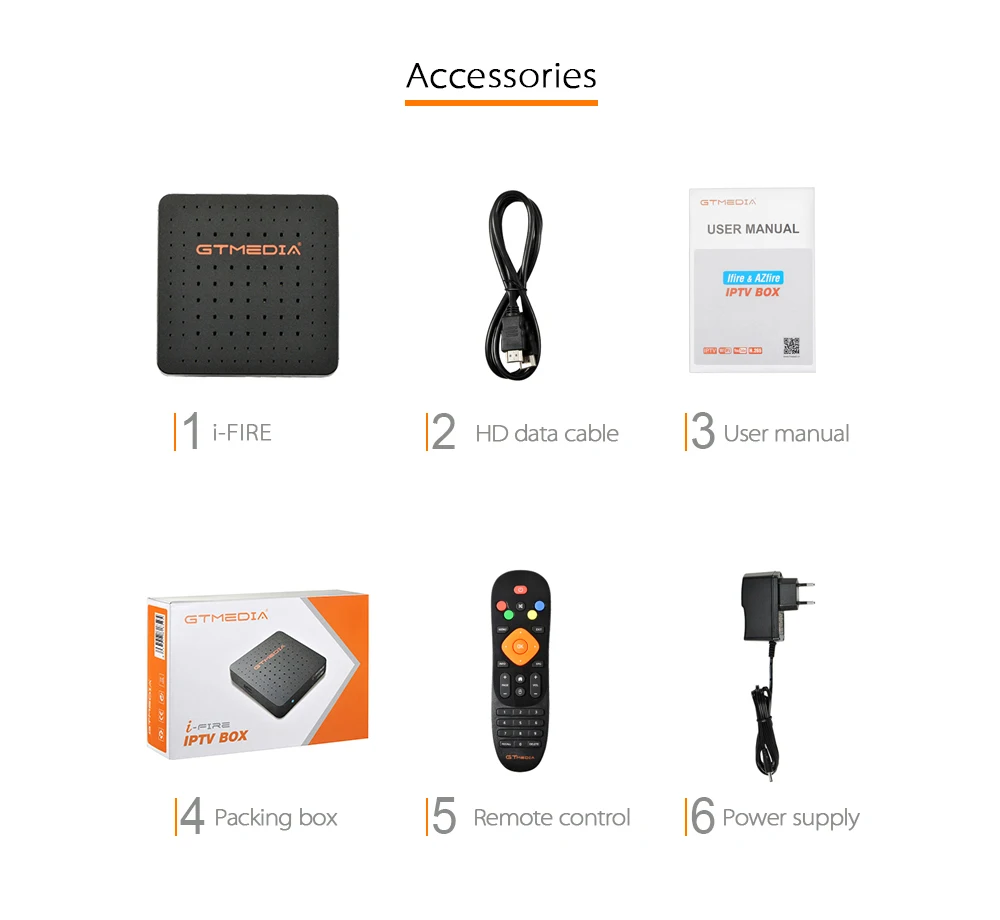 Новое поступление ТВ приставка GTmedia IFIRE 4K HDR STB Box Ultra HD с поддержкой Xtream IP TV Youtube