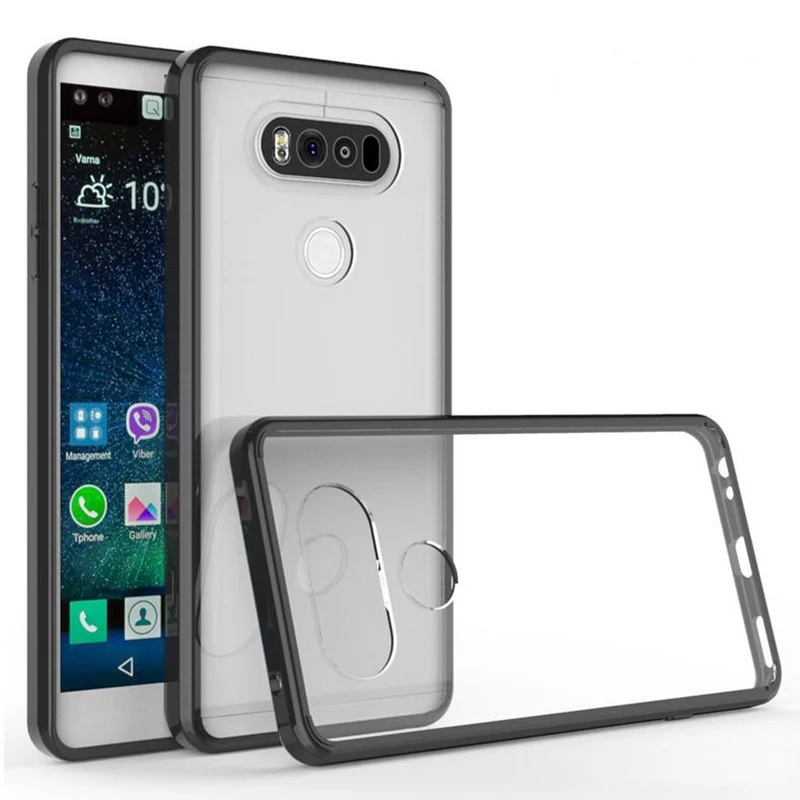 

V30 Cover For LG V20 Case Shockproof Transparent Armor Protector Phone Cases For LGV20 F800 H990ds F800L V 20 Back Cover lu308