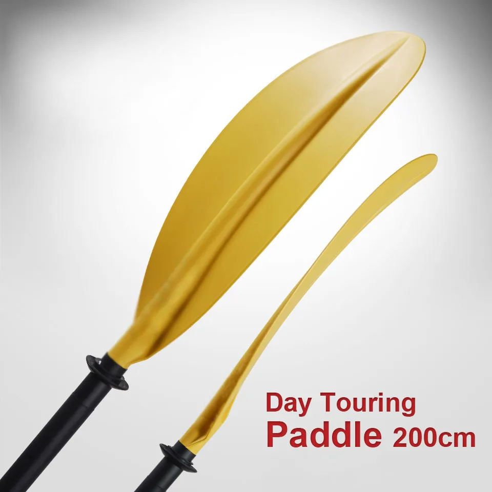 New 1 Pair 200CM Canoeing Rowing Boats Paddles Aluminum Detachable
