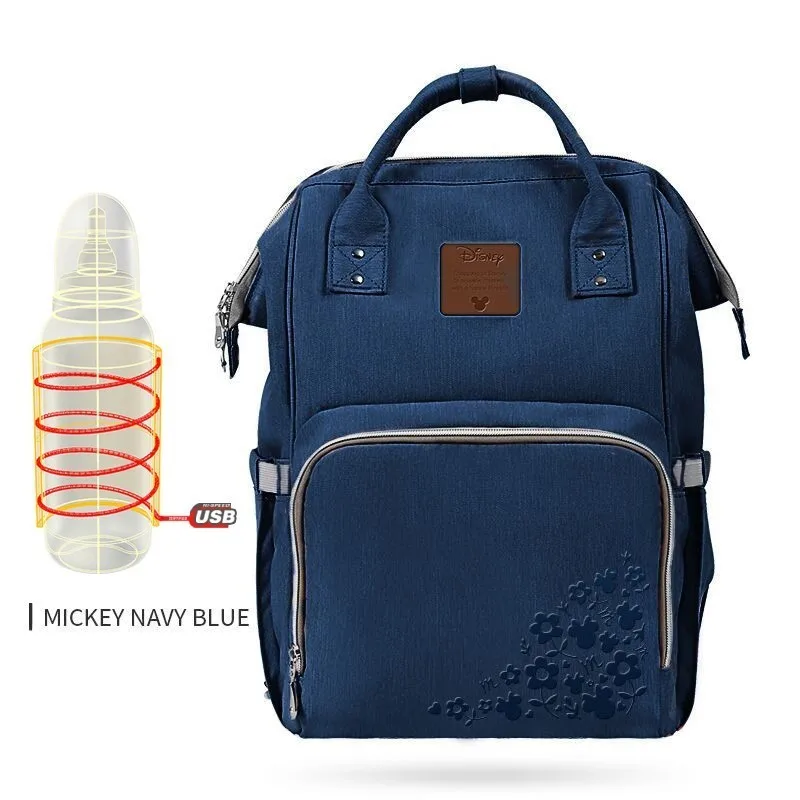 Disney Mommy сумка для подгузников для беременных USB Водонепроницаемая сумка для подгузников дорожный рюкзак большой емкости сумка для ухода за ребенком mochila maternidade - Цвет: 5