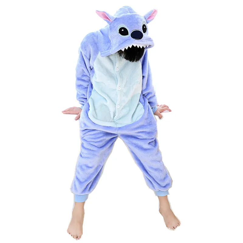 

Cartoon Animal Blue Stitch Onesies for Children Onesie Pajamas Jumpsuit Hoodies Sleepwear For Kids