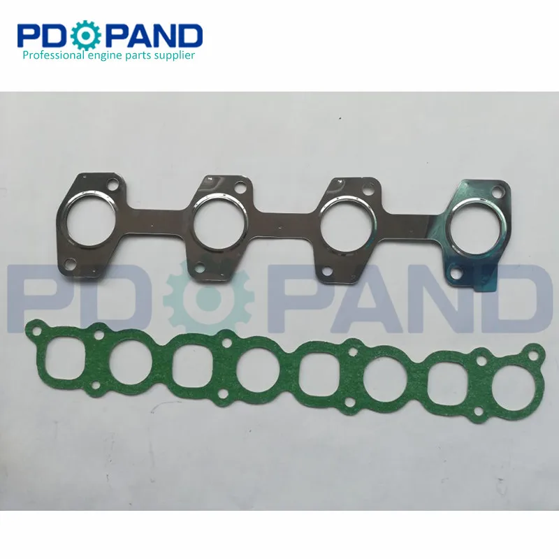 D4CB engine intake and exhaust manifold