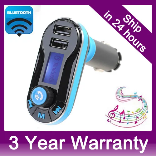 Смартфон Bluetooth mp3-плеер автомобильный комплект громкой связи + двойной USB зарядное