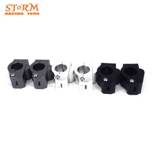 Алюминиевый для мотоцикла cnc адаптер 22 мм Универсальный руль зажимы для пазовой фрезы руль стойки для руля Крепление зажим Street Drit велосипед Мотокросс