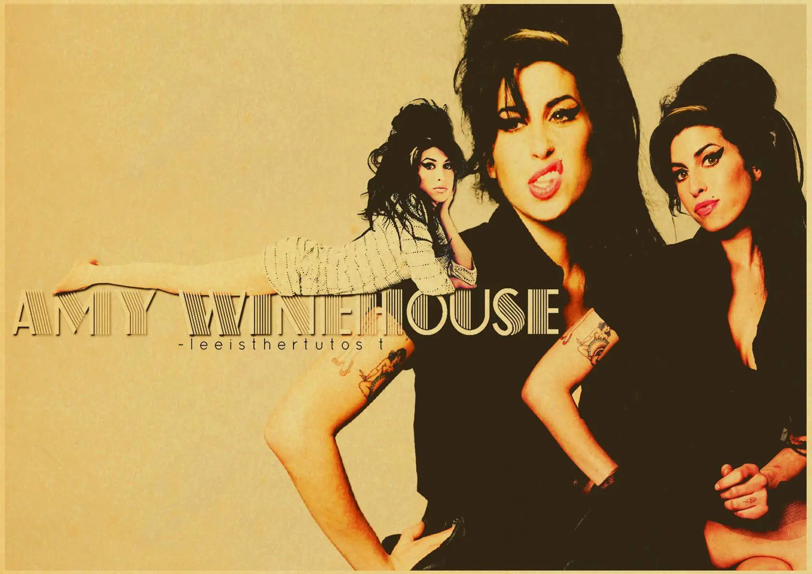 Amy Winehouse певец винтажные плакаты крафт-бумага бар декоративные настенные стикеры классические картины