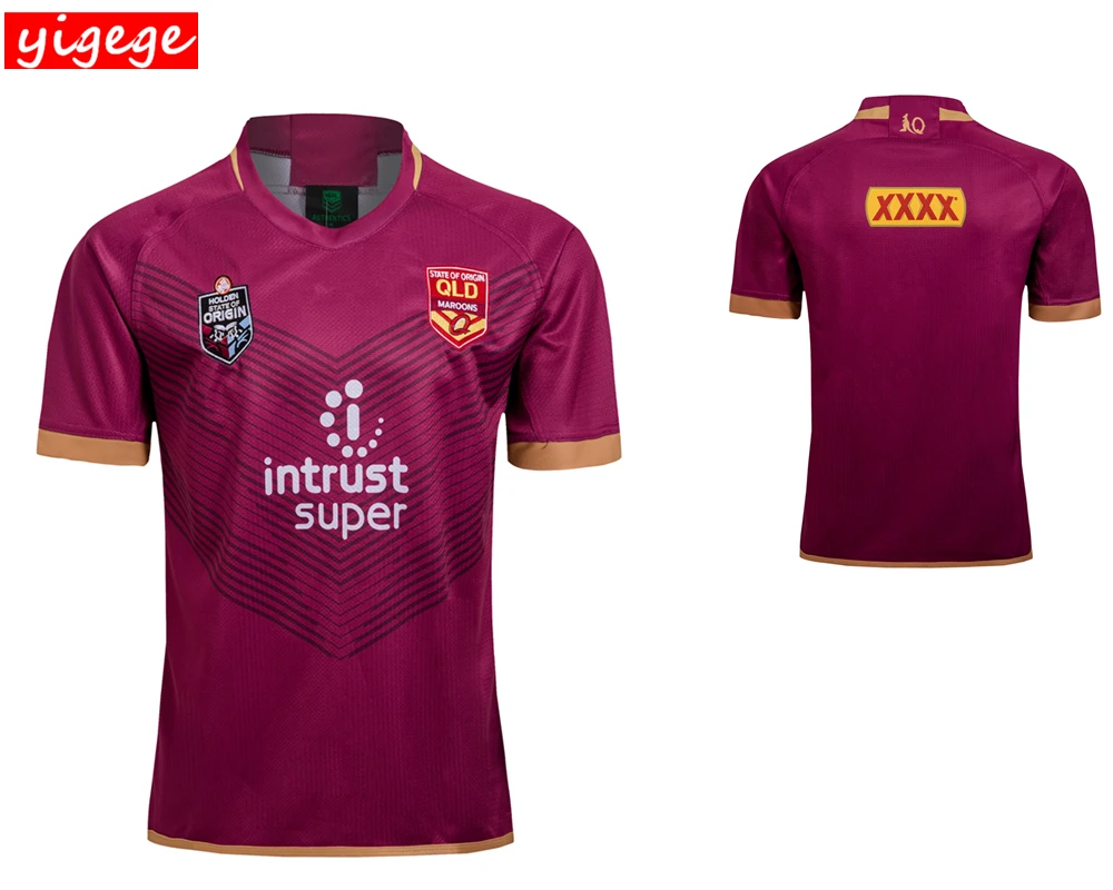 أستراليا 2018 المارون جيرسي المارون دولة المنشأ جيرسي كوينزلاند قميص كرة قدم أمريكية مصنوع من الصوف دوري الرجبي قميص s-3xl أستراليا 2018 المارون جيرسي المارون دولة المنشأ جيرسي كوينزلاند قميص كرة قدم أمريكية مصنوع من الصوف دوري الرجبي قميص s-3xl