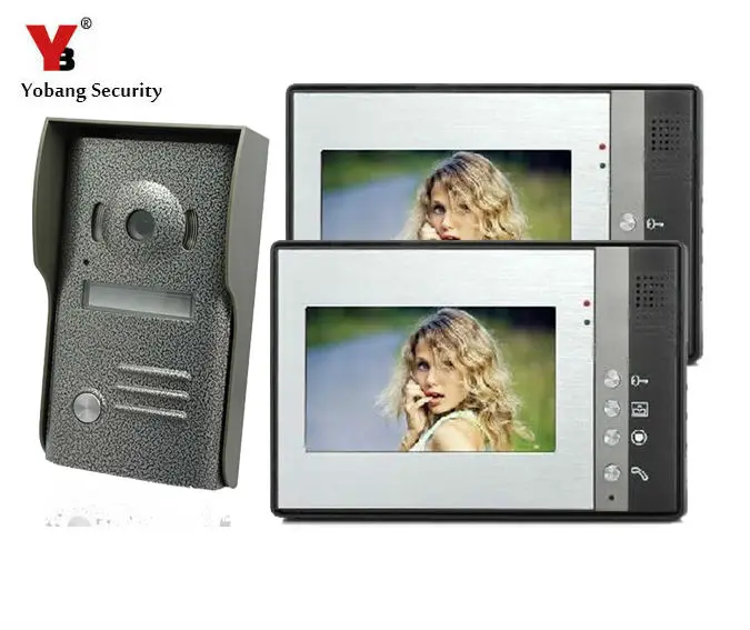 Yobang Security Yobang Security Wired 7 inch TFT LCD Monitor Color font b Video b font