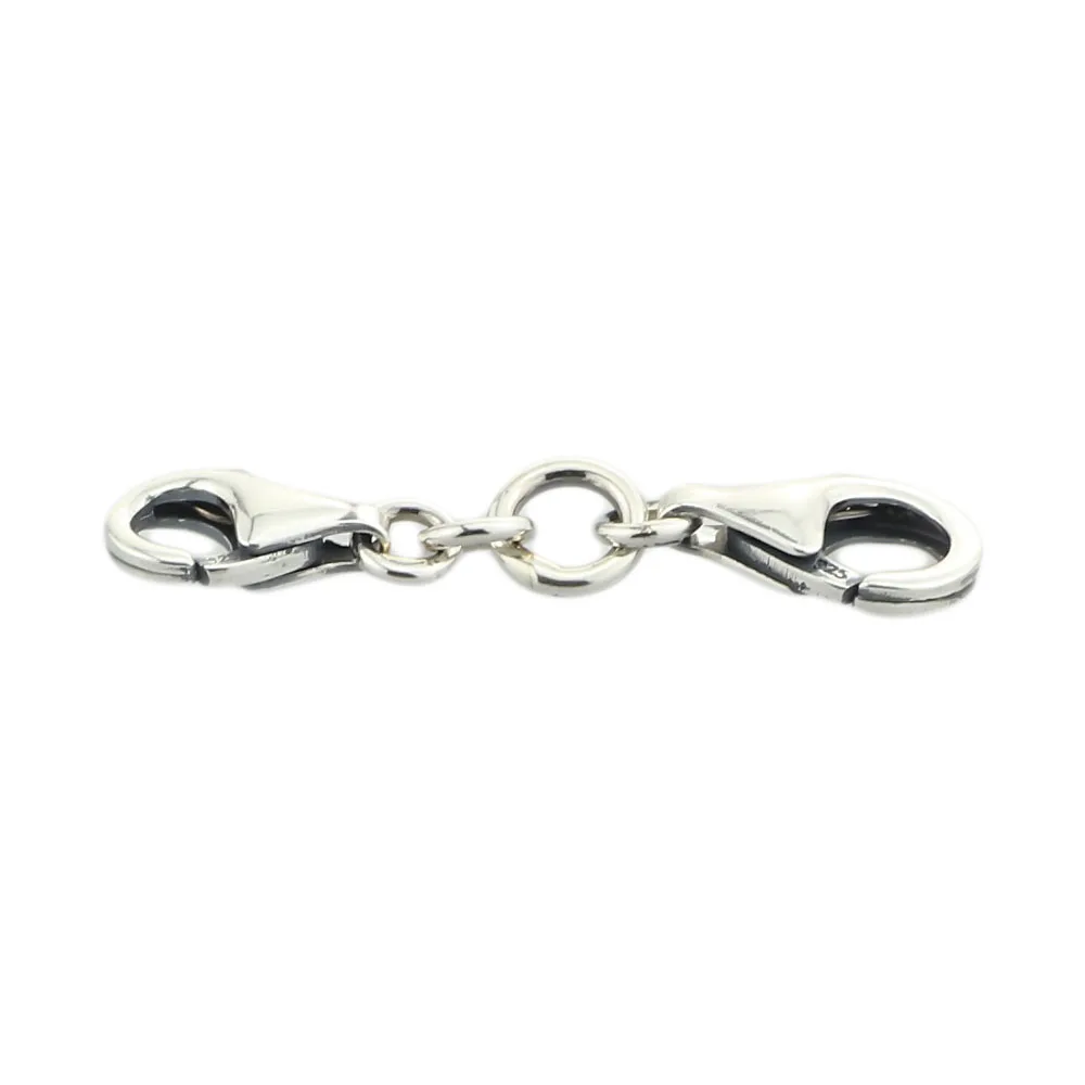 

925 Sterling Silver Lobster Locks clasp Chain Charm Fit European 3mm For Bracelet & Necklace Jewelry