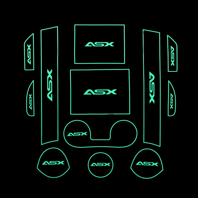 Слот коврик для двери Mitsubishi ASX 2013 2016 Противоскользящие коврики автомобиля 3D
